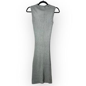 Dynamite Grey & Metallic Knit Dress XS